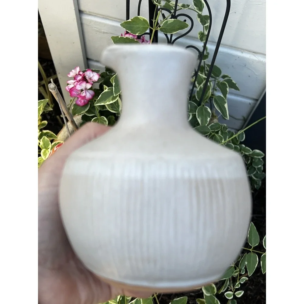 Vintage 1971 Pacific Stoneware‎ Seagull Nautical Pottery Vase Pitcher 5